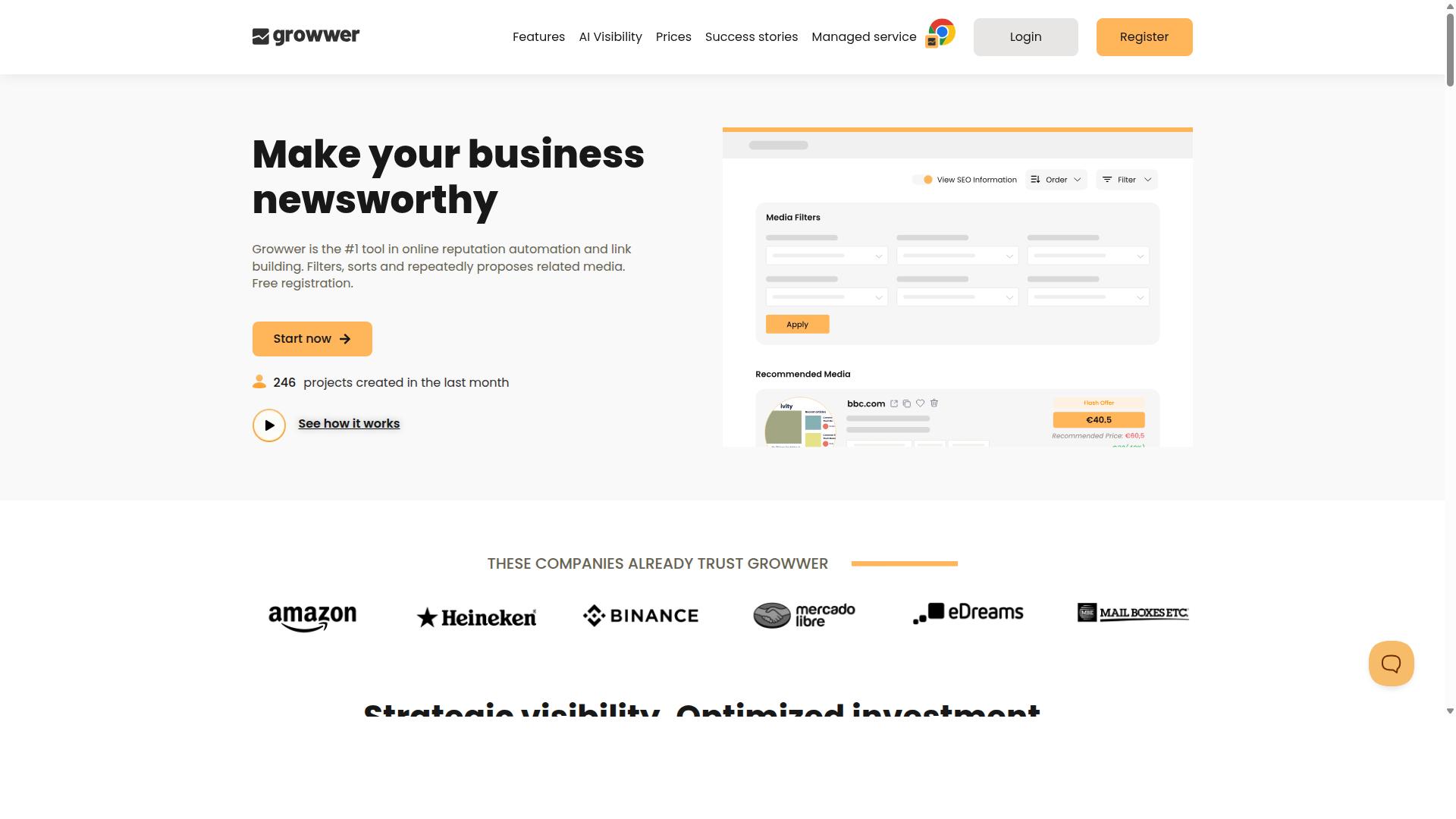 Growwer website